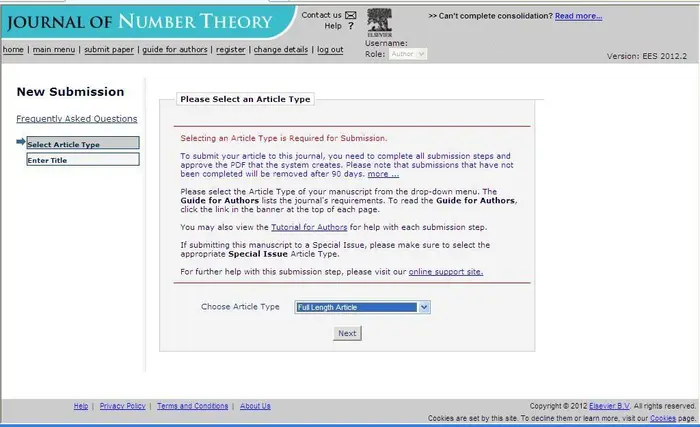 Elsevier系旗下期刊论文投稿流程