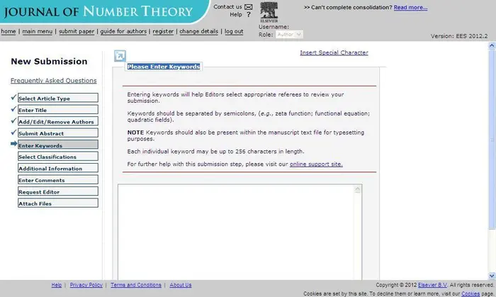 Elsevier系旗下期刊论文投稿流程