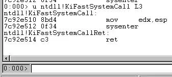 [转载]Windows系统调用架构分析—也谈KiFastCallEntry函数地址的获取