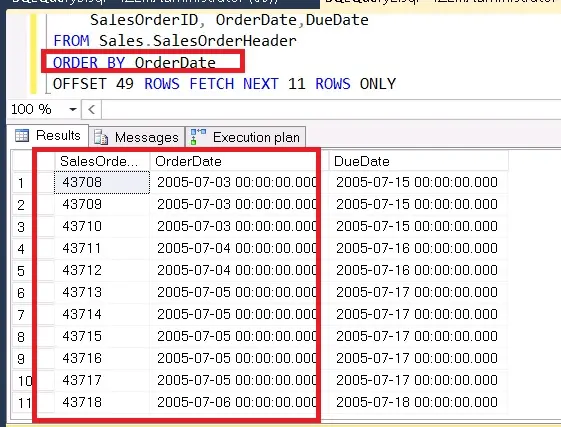 SQLServer · 最佳实践 · SQL Server 2012  使用OFFSET分页遇到的问题