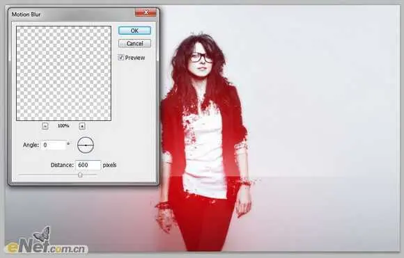 Photoshop将人物图片打造出柔美的红光潮流海报效果