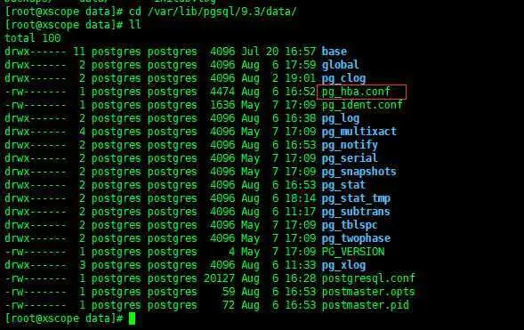 PostgreSQL指定用户可访问的数据库pg_hba.conf