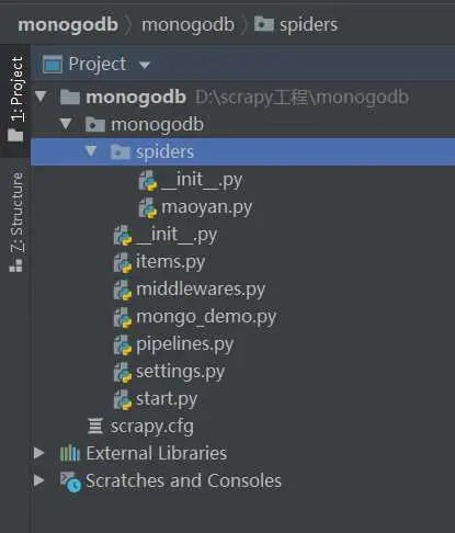 scrapy爬取海量数据并保存在MongoDB和MySQL数据库中