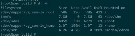 linux 查看磁盘空间占用情况 和 目录大小