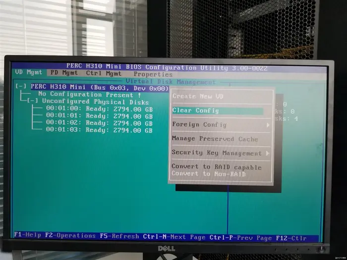 戴尔服务器R720做Raid 0并安装VMware ESXi 6.7系统方法