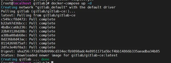 Centos7下使用docker-compose搭建GitLab服务器