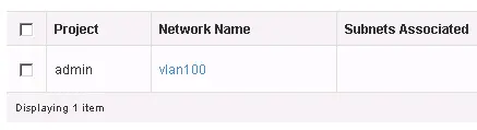 创建第一个 vlan network "vlan100" - 每天5分钟玩转 OpenStack（94）