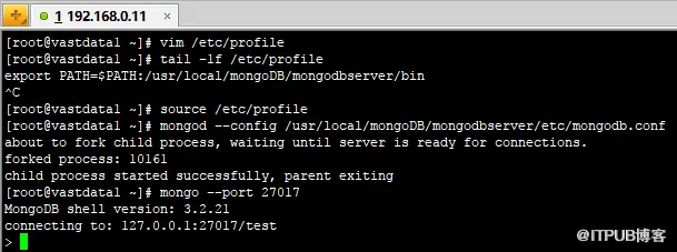 Linux下MongoDB单实例的安装和配置详解