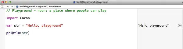 一步一步学习Swift之(二)：好玩的工具playground与swfit基础语法