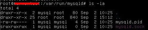 ERROR 2002 (HY000): Can't connect to local MySQL server through socket '/var/run/mysqld/mysqld.sock' (2)-mysql.sock丢失解决方案