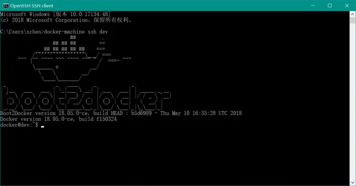 Docker for Windows 使用 VMware WorkStation
