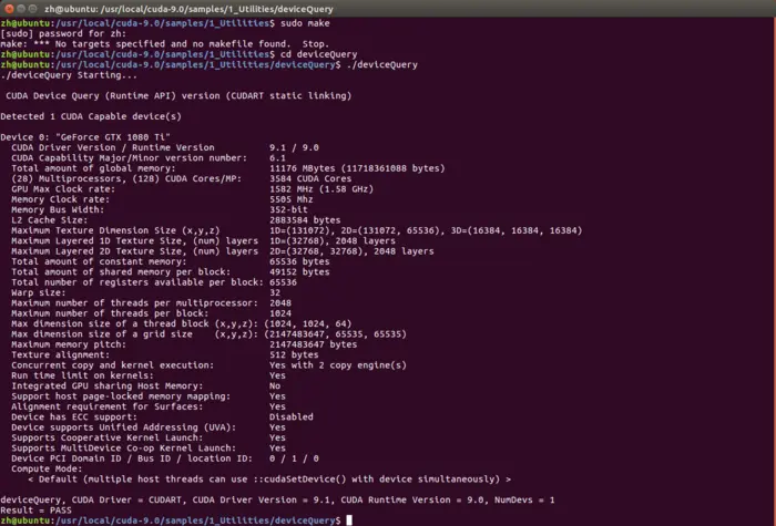 深度学习环境配置:Ubuntu16.04安装GTX1080Ti+CUDA9.0+cuDNN7.0完整安装教程（多链接多参考文章）