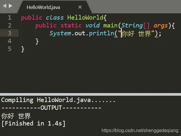 java 基础（一） Sublime Text3搭建Java编译环境（Windows系统）