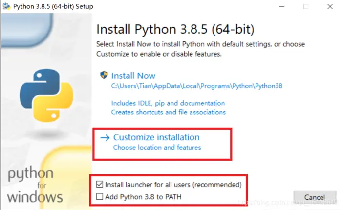 Python3.8下载安装步骤及环境变量配置详解