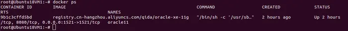 【转】在Ubuntu18.04的Docker中安装Oracle镜像及简单使用