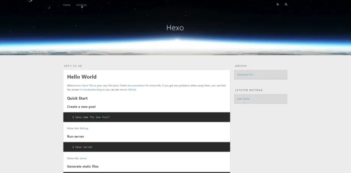 利用GitHub+Node.js+Hexo搭建个人博客