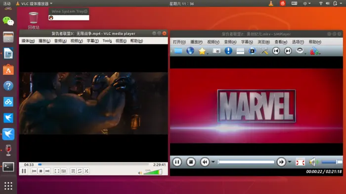在Ubuntu18.04.2LTS上安装视频播放器smplayer/vlc