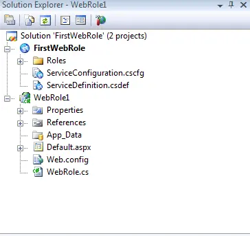 Windows Azure入门教学系列 (一): 创建第一个WebRole程序