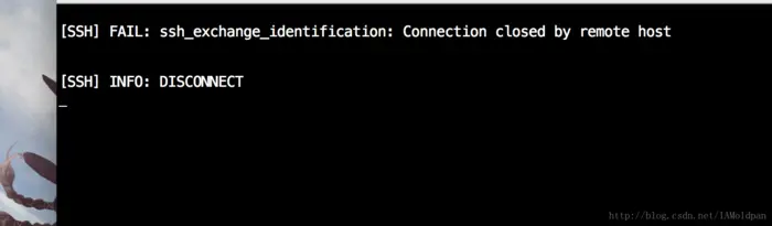 使用xshell连接服务器问题：ssh_exchange_identification: Connection closed by remote host
