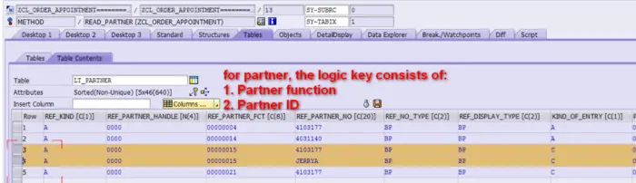 SAP CRM One Order里Complex Set的一个例子：Partner Set