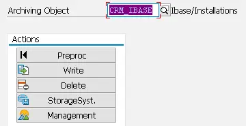 SAP CRM IBASE的archive方法
